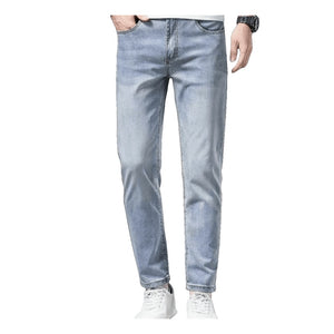 Casual Straight-Leg Jeans 