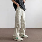 Cargo Pants Oversize de Corte Recto - Mia VerneMia Verne14:29off white;5:100014064SBlancoSCargo Pants Oversize de Corte Recto
