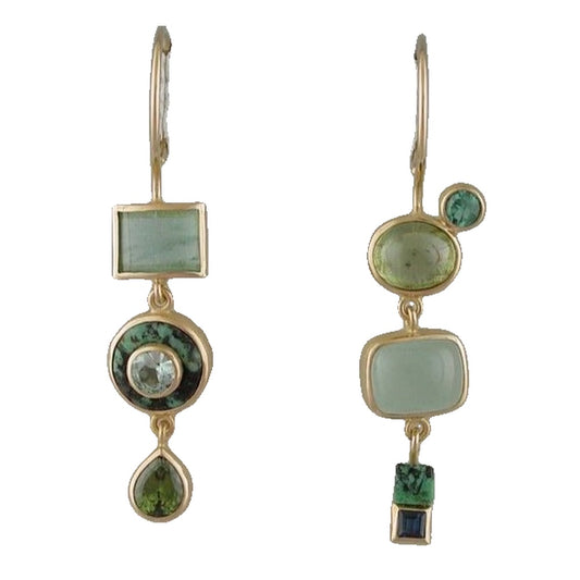 Pendientes Verde Vintage