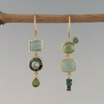 Pendientes Verde Vintage