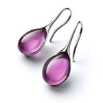 Pendientes en Forma de Gota Color Oro y Plata