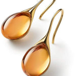 Pendientes en Forma de Gota Color Oro y Plata