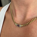 Collar Bella Dorado Amatista