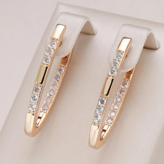 Pendientes Elegantes en Circonita Sylvia