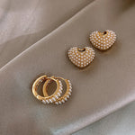 Pendientes de Perla Yuli Heart