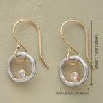 Pendientes Vintage en Circonita Laura