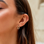 Pendientes de Cadena en Forma de Gota Lin