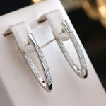 Pendientes Elegantes en Circonita Sylvia