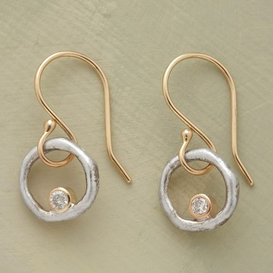 Pendientes Vintage en Circonita Laura