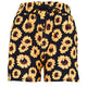Shorts deportivos con diseño de girasol Sunshine