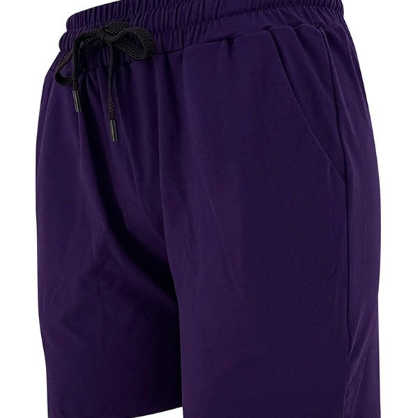Pantalones cortos tipo jogging mágicos morados