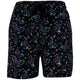 Shorts jogger con mariposas de neón