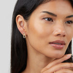 Pendientes de Cadena en Forma de Gota Lin