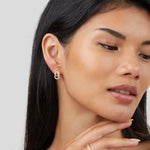 Pendientes de Cadena en Forma de Gota Lin