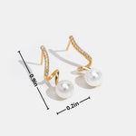 Pendientes Tam Pearl Wave